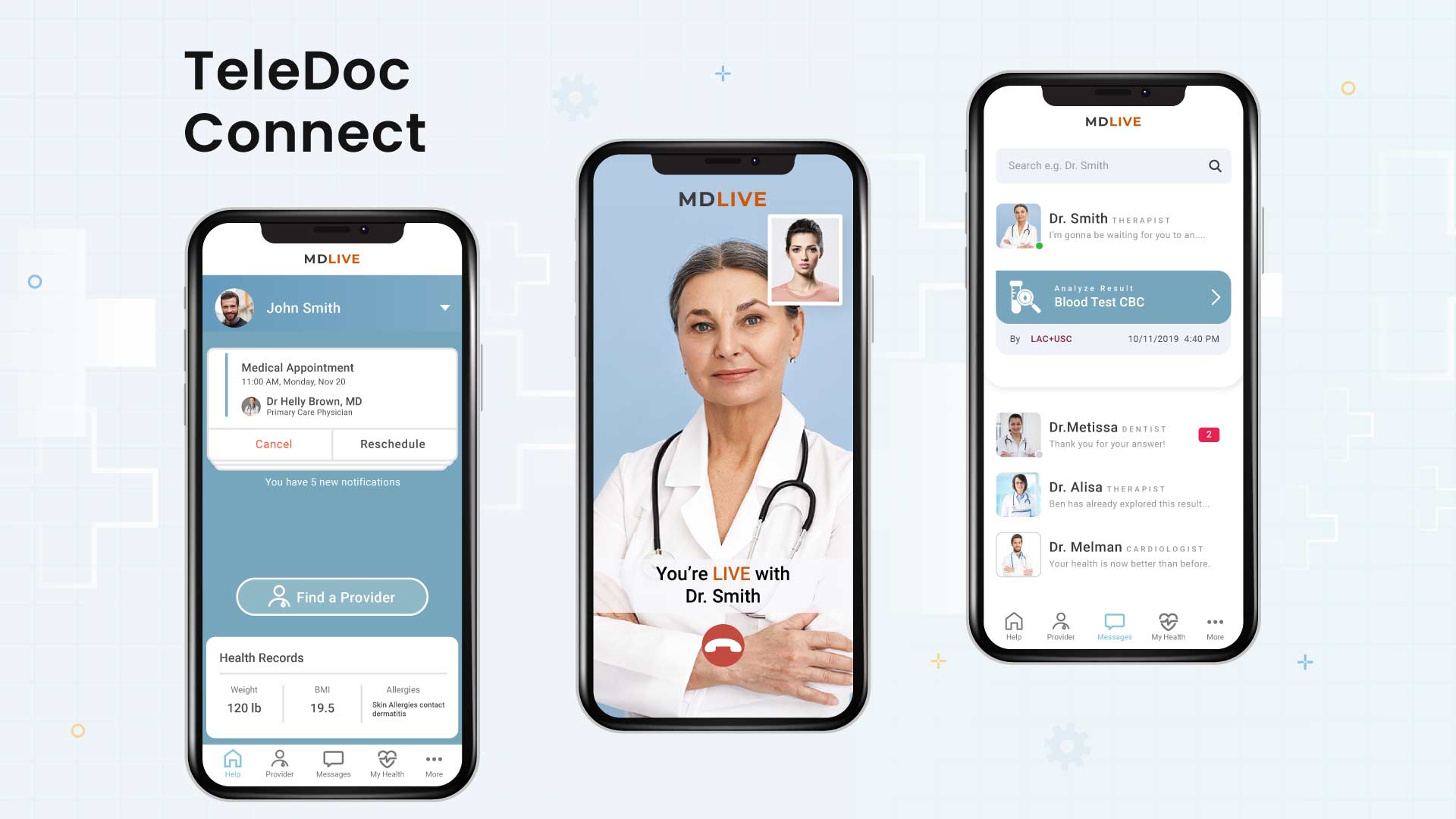 Teledoc Connect Telemedicine Consultation App