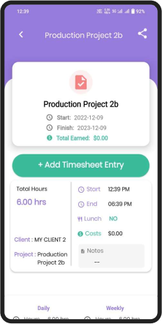 List Main Image TimeSheet